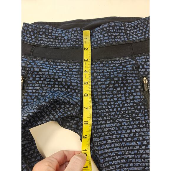 Lululemon Inspire Tight II Shatter Weave Desert Teal Alberta Lake / Black sz 4 - Picture 12 of 12